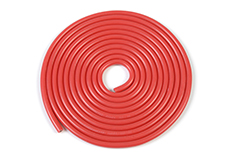 [ GF-1341-070 ] Siliconen-kabel - Powerflex PRO+ - Rood - 20AWG - 255/0.05 Strengen - OD 1.8mm - 1m 