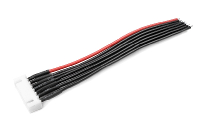 [ GF-1411-005 ] Balanceer-connector - vrouwelijk - 6S-XH met kabel - 10cm - 22AWG Siliconen-kabel - 1 st 