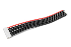 [ GF-1415-005 ] Balanceer-connector - mannelijk - 6S-EH met kabel - 10cm - 22AWG Siliconen-kabel - 1 st 