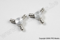 [ GF-2014-001 ] Brandstofslang verbindingsadapter Y - 2mm - 2 st 