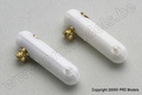 [ GF-2107-003 ] Nylon kwiklink met schroefbevestiging - Draad tot 2mm - 2 st 