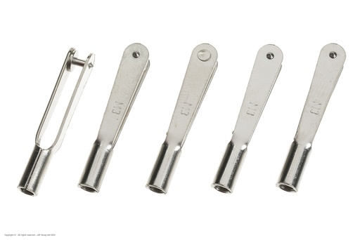 [ GF-2109-003 ] Kwiklink uit verenstaal - M3 - 5 st