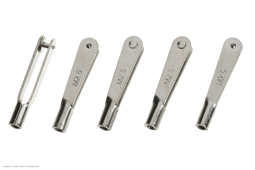 [ GF-2109-002 ] Kwiklink uit verenstaal - M2.5 - 5 st