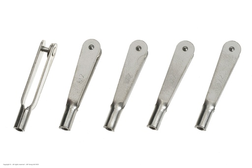 [ GF-2109-001 ] Kwiklink uit verenstaal - M2 - 5 st