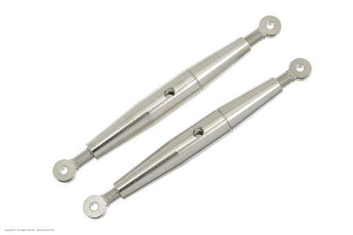 [ GF-2105-003 ] Draadspanner - M3 - Messing - 2 st