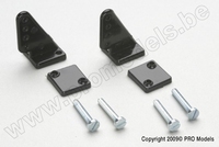 [ GF-2120-002 ] Roerhoorn - 19mm - gaatjes 1mm - 2 st 