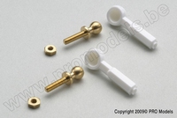 [ GF-2140-002 ] Nylon bolgewricht - M2 - Groot - 2 st