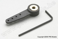 [ GF-2131-002 ] Nylon stuurhevel - Enkel - 33mm - As Dia. 5mm  - 1 st 