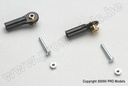 [ GF-2141-002 ] Nylon bolgewricht - M2 - Klein - M2 Lang bolgewricht - 2 st 