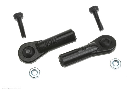 [ GF-2141-001 ] Nylon bolgewricht - M2 - Klein - M2 Kort bolgewricht - 2 st 