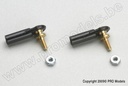 [ GF-2143-002 ] Nylon bolgewricht - M2.5 - Medium - M2,5 Kort bolgewricht - 2 st 