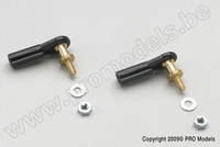[ GF-2144-002 ] Nylon bolgewricht - M3 - Groot - M3 Lang bolgewricht - 2 st 