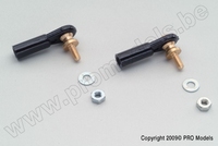 [ GF-2144-001 ] Nylon bolgewricht - M3 - Groot - M3 Kort bolgewricht - 2 st 