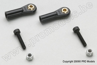 [ GF-2145-001 ] Nylon bolgewricht - M3 - Groot - M3 Kort bolgewricht - 2 st 
