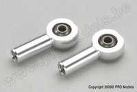 [ GF-2146-001 ] Aluminium bolgewricht - M2 - Kogel voor M2 schroeven - 2 st 