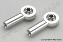 [ GF-2146-004 ] Aluminium bolgewricht - M4 - Kogel voor M3 schroeven - 2 st 