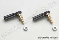 [ GF-2143-003 ] Nylon bolgewricht - M2.5 - Medium - M2,5 Lang bolgewricht - 2 st 