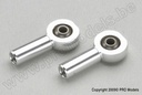 [ GF-2146-002 ] Aluminium bolgewricht - M2.5 - Kogel voor M2 schroeven - 2 st 