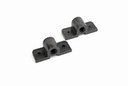 [ GF-2153-004 ] Nylon blok met schroefdraad - M6 - 2 st 