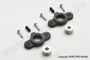 [ GF-2165-003 ] Wielkap houder - As 4mm - 2 st
