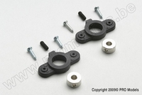 [ GF-2165-003 ] Wielkap houder - As 4mm - 2 st