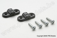 [ GF-2162-002 ] Nylon bevestigingsblok voor landingsgestel - 3mm - 5 st 