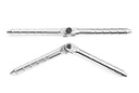 [ GF-2179-022 ] Aluminium stiftscharnier - Dia. 6x98mm - Demonteerbaar - 2 st 