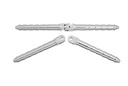 [ GF-2179-023 ] Aluminium stiftscharnier - Dia. 6x98mm - Fixatie met staaldraad - 2 st 