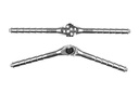[ GF-2179-002 ] Aluminium stiftscharnier - Dia. 3x50mm - Demonteerbaar - 2 st 