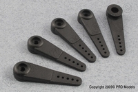 [ GF-3100-002 ] Nylon servo-arm - Heavy Duty - Glasvezel versterkt - Enkel 35mm - 25T Futaba - 2 st 