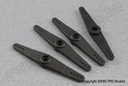 [ GF-3101-002 ] Nylon servo-arm - Heavy Duty - Glasvezel versterkt - Dubbel 70mm - 25T Futaba - 2 st 