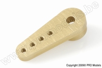 [ GF-3151-003 ] Precisie aluminium servo-arm - 7075 T-6 Alu. - Enkel 28mm - 24T Hitec - 1 st 