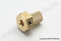 [ GF-4004-005 ] Kruiskoppeling adapter - As Dia. 4mm - 1 st 