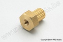[ GF-4004-010 ] Kruiskoppeling adapter - M4x0.7 schroefdraad - 1 st 