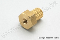 [ GF-4004-010 ] Kruiskoppeling adapter - M4x0.7 schroefdraad - 1 st 
