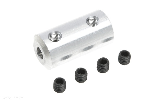 [ GF-4005-005 ] Koppeling adapter - As Dia. 3/2mm - BD 9mm - 1 pc 