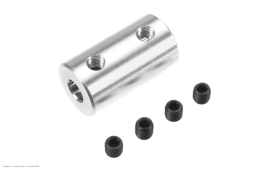 [ GF-4005-013 ] Koppeling adapter - As Dia. 4/4mm - BD 10mm - 1 pc 