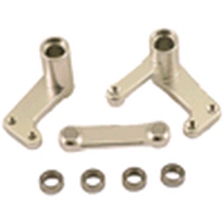 [ GH02128 ] alum steering bellcranck (silver) stampede rustler 