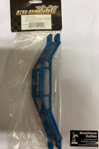 [ GH02204 ] alu lower chassis braces blue