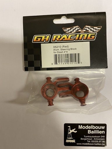 [ GH05210 ] ALU STEERING BLOCK SLASH 4X4 RED 