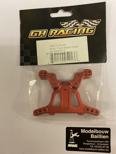 [ GH05213 ] ALU FRONT SHOCK TOWER SLASH 4 X 4 RED 