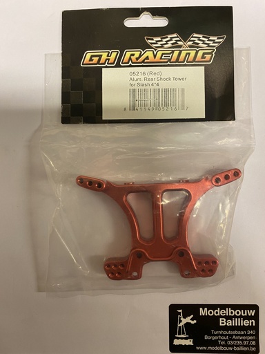 [ GH05216 ] ALU REAR SHOCK TOWER SLASH 4X 4 RED 