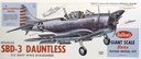 [ GUI1003 ] Guillows douglas sbd-3 dauntl 79 cm