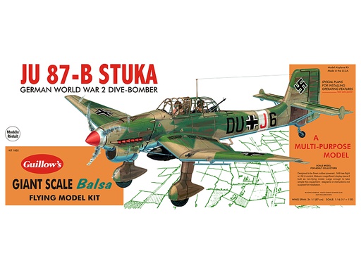[ GUI1002 ] Guillows Junkers JU-87b Stuka 1/16