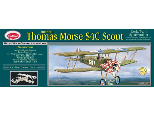[ GUI201 ] Guillows Thomas Morse S4C Scout 1/14
