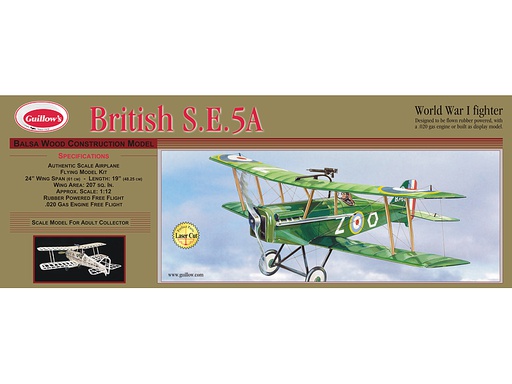 [ GUI202 ] Guillows British S.E.5A     1/14