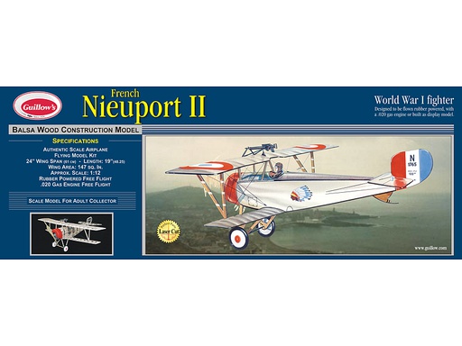 [ GUI203 ] Guillows Nieuport II   1/16