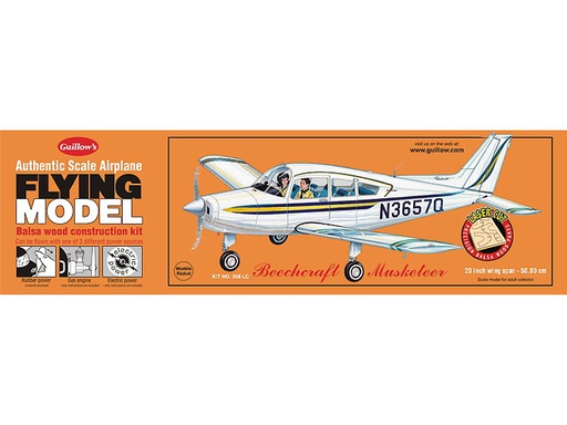[ GUI308 ] Guillows Beechcraft Musketeer 1/20
