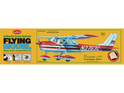 [ GUI309 ] Guillows cessna 150   1/16