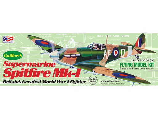 [ GUI504 ] Guillows supermarine  spitfire 1/30